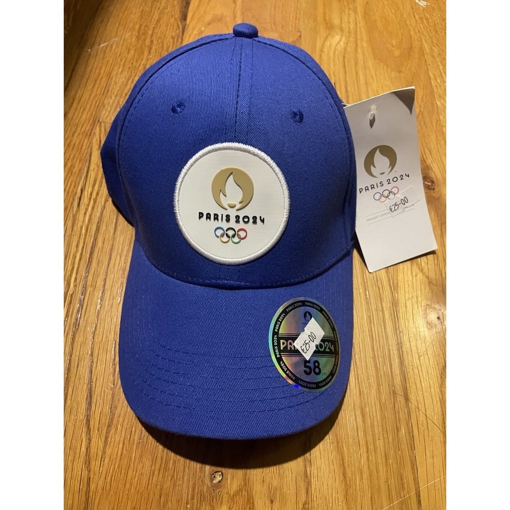 Official Paris 2024 Olympics‎ Logo Cap Hat Navy Blue New W/ Tags From France